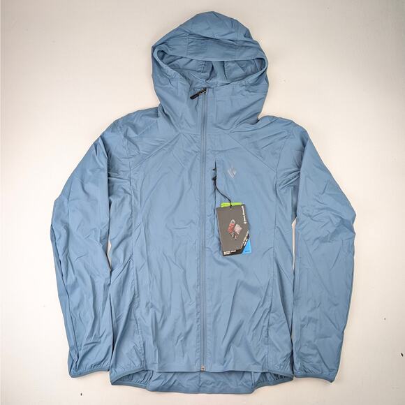 Black Diamond Men's Small Full Zip Alpine Start Hoody Jacket Creek Blue - Picture 1 of 11